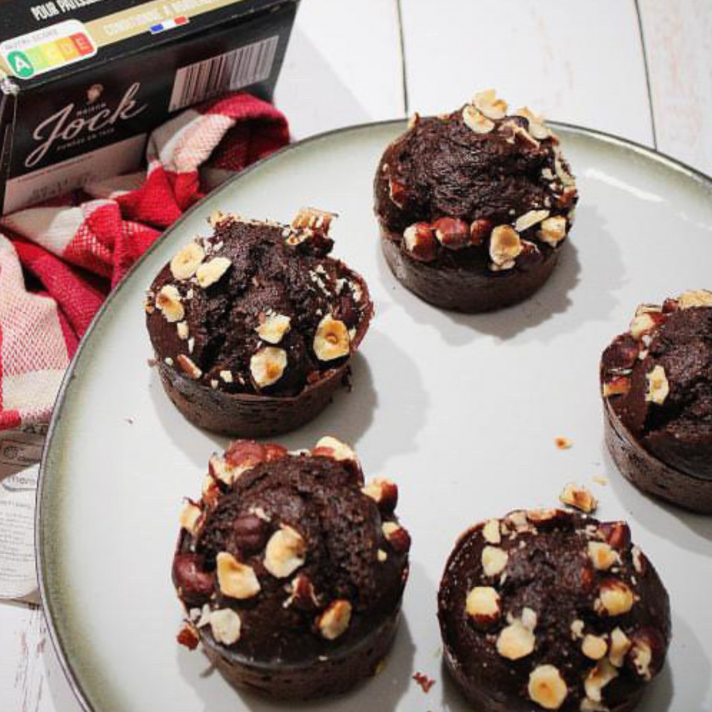 Recette Muffins chocolat noisette