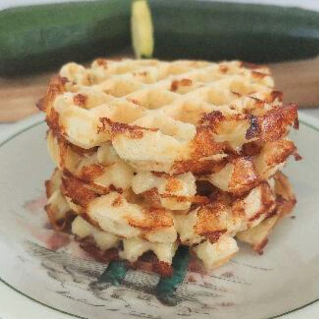 Recette Gaufre Courgettes mozzarella