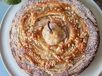 Recette Gâteau moelleux poires/amandes