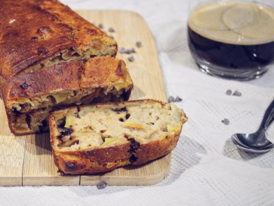 Recette Gâteau healthy pomme et pépites de Chocolat