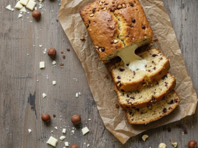 Recette Gâteau noisette cœur chocolat blanc