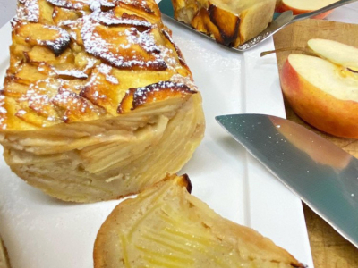 Recette Gâteau invisible aux pommes 